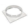 Power House Renegade In-Ground Vinyl Liner Skimmer Square Collar; White PO975491